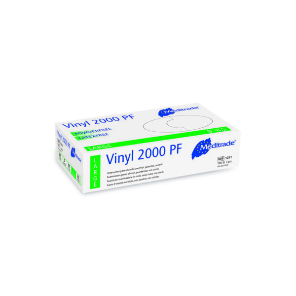 Handschuhe Vinyl Gr. L
